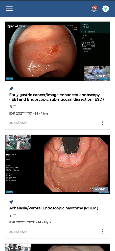 MEDISTATION mobile interface